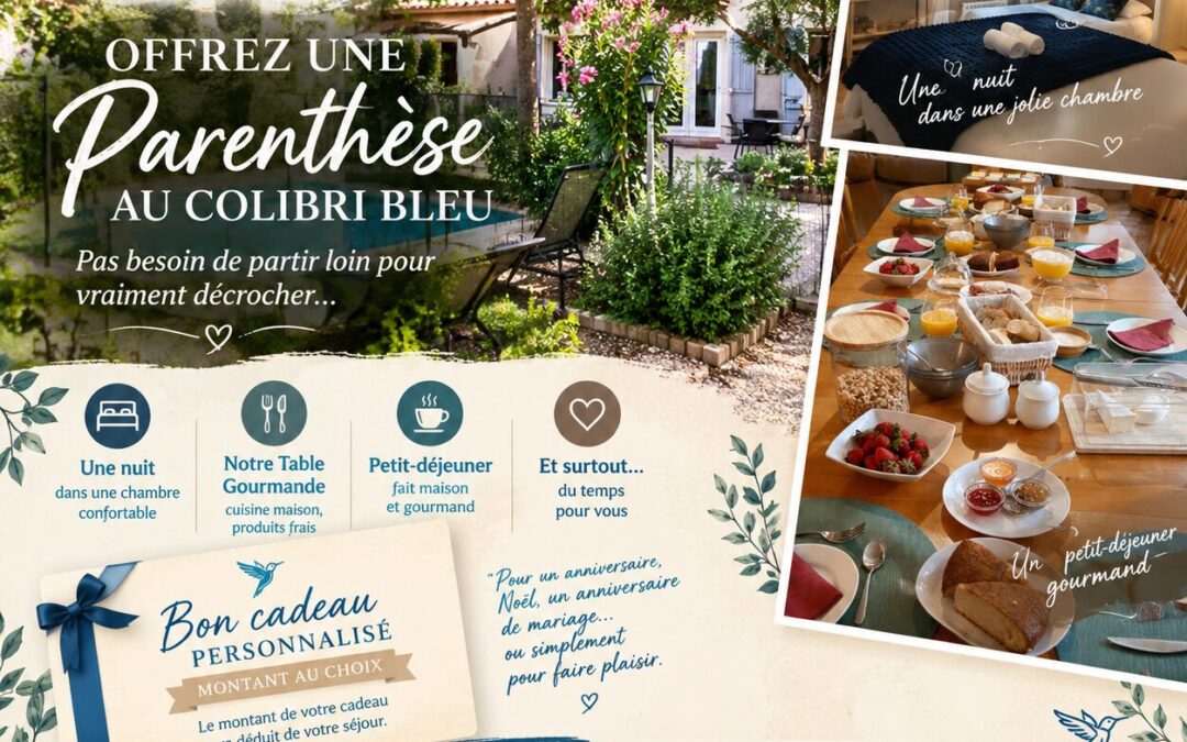 Et si le plus beau des cadeaux était simplement…de prendre le temps ?